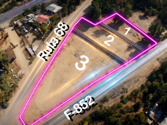Terreno Comercial – Ubicación estratégica – Ruta 68 – Lo Vasquez (nº2)