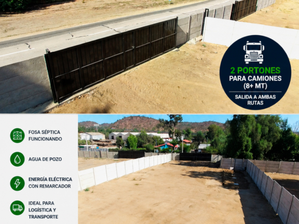 Terreno Comercial – Ubicación estratégica – Ruta 68 – Lo Vasquez (nº2)