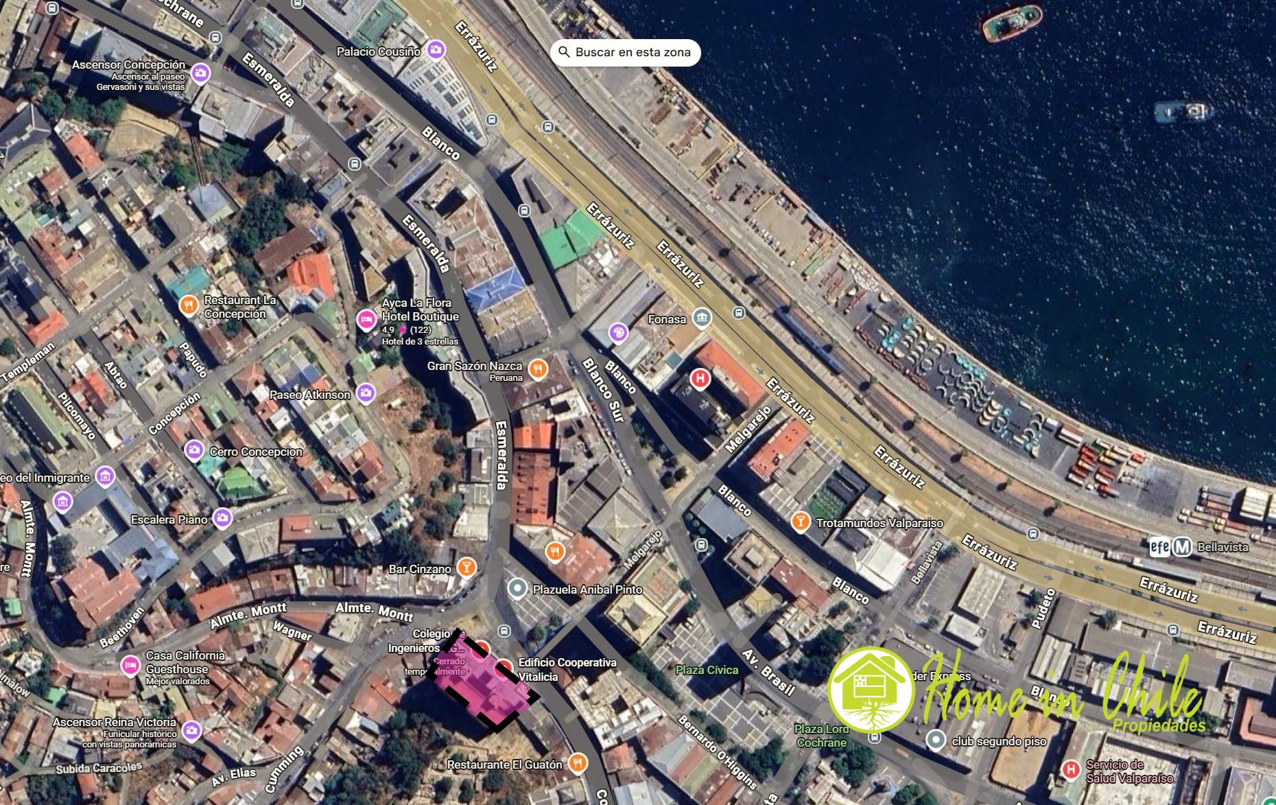 Oficina Comercial en el Centro de Valparaíso – Arriendo